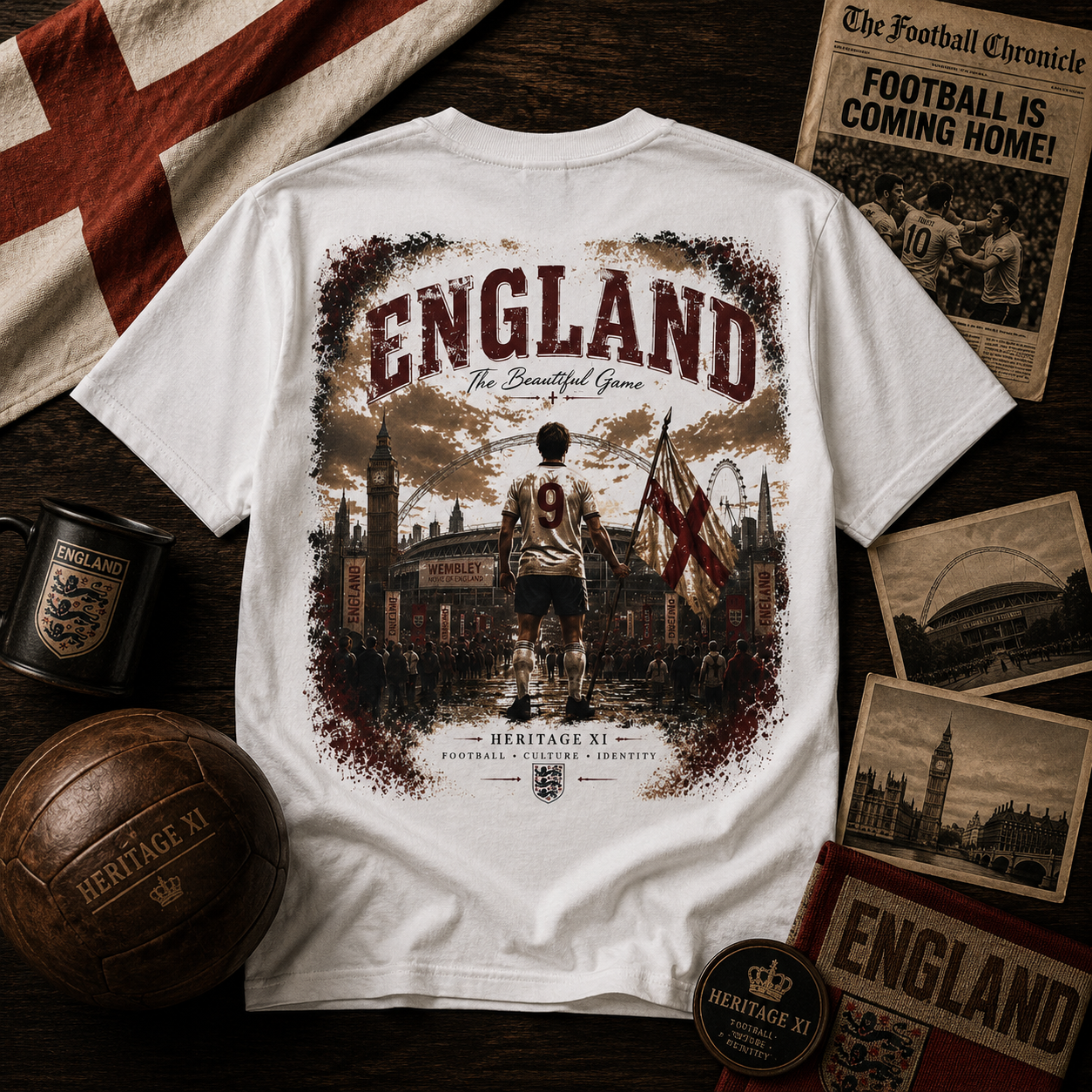 England – The Beautiful Game Tee