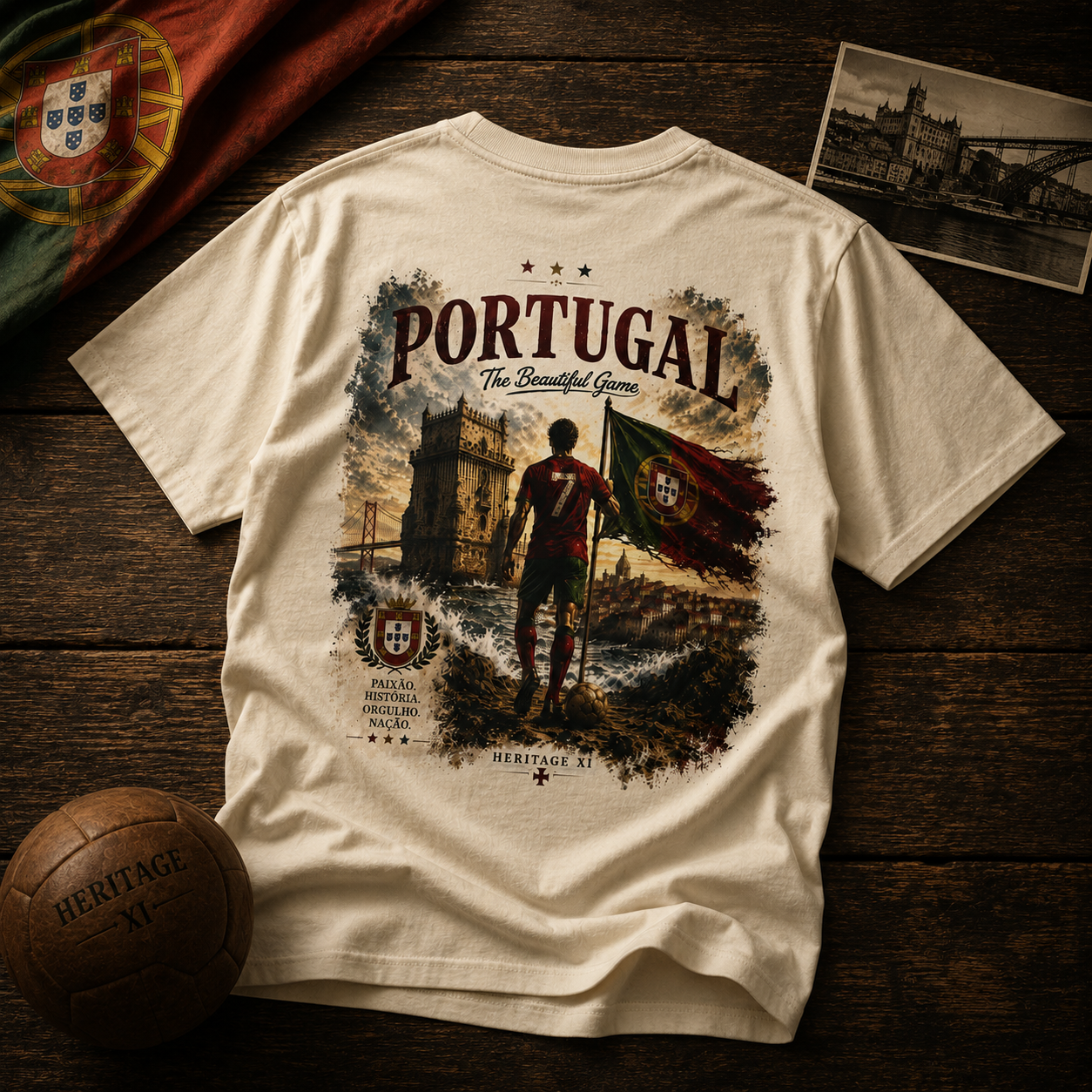 Portugal – The Beautiful Game Tee